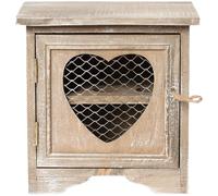 Portauova rustico, per bancone della cucina, finitura in legno grigio con design a forma di fattoria, può contenere 12 uova