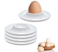 Portauovo,4 Pcs Porta Uova in Plastica Portatile Tondo Egg Cup Servire l'uovo della Colazione per Casa,Cucina,Ristorante