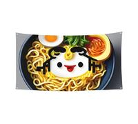 Portauovo con stampa di ramen su un lato, per feste di compleanno, anniversario, matrimonio, decorazioni