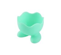 Portauovo in silicone per uso alimentare, strumento da cucina (verde)
