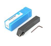 Portautensile per tornitura su tornio CNC, angolo 95°, supporto per inserti in acciaio al tungsteno con 2 chiavi, compatibile con inserti WNMG080404, barra alesatrice robusta per