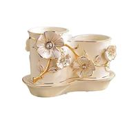 Portautensili Ceramic Utensil Holder Household Utensil Organizer Drain Rack with 2 Divided Compartments Cestello portaposate