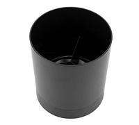 Portautensili, cestello portautensili girevole a 360 gradi in materiale PP, scomparto per bacchette dall'aspetto semplice per la cucina di casa(Nero)
