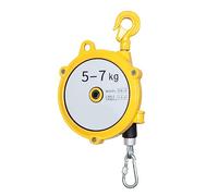 Portautensili con bilanciatore a molla retrattile con gancio/fune metallica - 1,5 m di lunghezza for officina, linea di montaggio, 1 pz.(5-7kg)