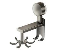 Portautensili da cucina a parete Gancio adesivo rotante a 360 gradi Supporto da cucina per risparmiare spazio efficiente gancio da parete rack