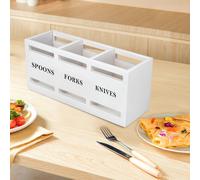 Portautensili da cucina, porta bacchette, 3 griglie, robusto contenitore