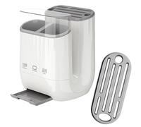 Portautensili da cucina, porta utensili da cucina, supporto per tagliere, organizer per utensili a più scomparti con supporto per tagliere, organizer per utensili da fattoria per la decorazione della