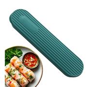 Portautensili da viaggio, portatile, resistente alle macchie, per escursionismo, scuola, picnic, posto di lavoro, zaino in spalla, Verde, Refer to description, Unisex
