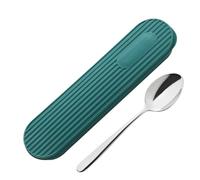 Portautensili da viaggio | Scatola portaoggetti per stoviglie da esterno | Piccola organizer per utensili per zaino in spalla sul posto di lavoro dormitorio picnic escursionismo scuola