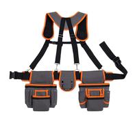 Portautensili di resistenza industriale con cinghie imbottite a doppio strato bretelle regolabili sacchetti organizzatori sacchetto staccabile per professionisti