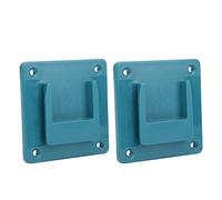 Portautensili elettrico, 2 pezzi supporto macchina per montaggio a parete staffa di fissaggio dispositivi adatti per utensile elettrico Makita 18V e trapano elettrico Bosch 18V(ciano)