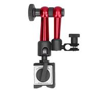 Portautensili magnetico Magnete permanente commutabile 3 giunti Rotazione a 360 gradi Mini base magnetica per comparatore (WCZ-1B)