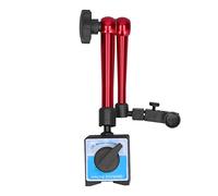 Portautensili magnetico Magnete permanente commutabile 3 giunti Rotazione a 360 gradi Mini base magnetica per comparatore (WCZ-6F)