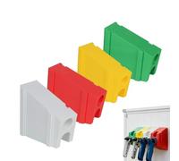 Portautensili magnetico per bestiame | Supporto 4 pezzi con magneti per applicatori per animali | Portautensili per animali a parete,per bestiame, , stalla, fienile, officina, fattoria