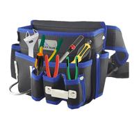 Portautensili, organizer multiuso, grembiule in tessuto Oxford, borsa per attrezzi da falegname, organizzativo efficiente, da appendere intorno alla vita, 20 x 15 x 23 cm, per falegnami,