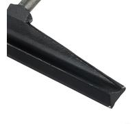 Portautensili per tornio, lunghezza 300 mm, design in ghisa, per lavorazione professionale del legno e lavorazione dei metalli (16 mm)