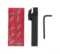 Portautensili per tornio MGEHR1616 2 con 10 per inserti in carburo MGMN200G progettato per un taglio efficiente del tornio in metallo e un uso a lungo termine