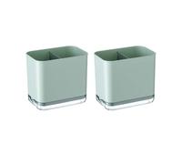 Portautensili Portautensili da cucina for piano di lavoro, confezione da 2, portautensili multifunzione e pentola for utensili da cucina Cestello portaposate(Green)