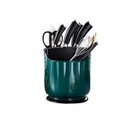 Portautensili Portautensili rotante multifunzionale for cucina, contenitore for utensili da cucina Cestello portaposate(Green)
