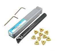 Portautensili S20RMWLNR08 + 10 inserti WNMG080404 per prestazioni di taglio superiori nella fabbricazione di metalli