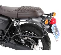 Portavaligie laterale avvitato nero per Triumph Bonneville T 100/Black