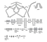 Portavaligie laterale specifico per valigie MONOKEY® o RETRO FIT per KTM 390 Adventure (20) - PL7711