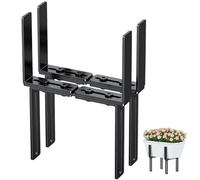 Portavasi a forma di H, supporto per fioriere da balcone, senza bisogno di forare, adatto per ringhiere da balcone da 1,5 a 32 cm e fioriere da 15-23 cm, fioriere da balcone, supporti per fioriere e