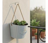 Portavasi da Appendere per Balcone Gancio Rimovibile per Terrazza, Giardino