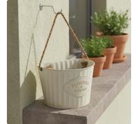 Portavasi da Appendere per Balcone Gancio Rimovibile per Terrazza, Giardino