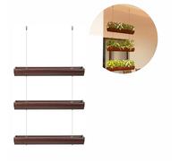 Portavasi Sospesi 3er Set 75 cm Bronzo Balcone