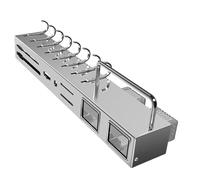 Portavasi sospeso, Appendiabiti da cucina, Organizzatore di stoccaggio per cucina, in acciaio inox portautensili da cucina, supporto per utensili da cucina Scaffale da parete per uso domestico