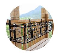 Portavasi Vasi e Accessori per Piante Portafiori da Balcone in Ferro Battuto Supporto per Fioriera Pensile per Ringhiera Supporto per Piante Fiori Forte Portante Scaffali Porta Piante
