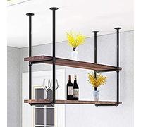 Portavaso da appendere - Scaffale creativo per interni per bar, negozi di fiori, balconi, soluzione di archiviazione dal design industriale facile da installare