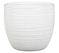 Portavaso da interno Scheurich 866 Ø 25 cm Panna Bianco
