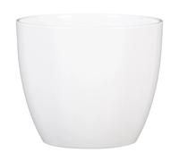 Portavaso da interno Scheurich 920 Ø 33 cm Alaska Bianco