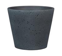 Portavaso da interno Scheurich Roca 701 Ø 24 cm Dark Stone Grigio