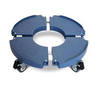 Portavaso per piante, per interni ed esterni, carrello per piante, robusto supporto per piante rotante, facile da spostare, facile da usare