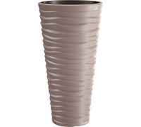 Portavaso Prosperplast effetto ondulato Ø 39 x 75 cm moka Moca