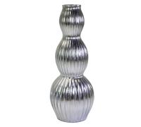 Portavaso resina argento cm Ø45xh120