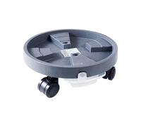 Portavaso resistente su ruote, rotondo, da giardino, con stoccaggio dell'acqua, per uso interno/esterno, facile mobilità e design durevole