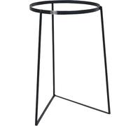 Portavaso Rodos 31 cm, nero, altezza 50 cm