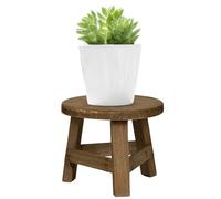 Portavaso rotondo per bonsai in legno | Min-i rotondo | Robusto vaso da giardino | Vetrina da giardino | Vetrina da giardino | Accessori per il giardinaggio