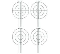 Portavaso rotondo - Supporto per piante in metallo | Grande cornice per peonie all'aperto | anello di supporto per piante da giardino per fiori perenni | Supporto per piante peonie anelli