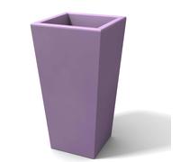 Portavaso Vaso in polietilene EGIZIO LISCIO 30x30xh 39 cm ideale per arredare al meglio sia un ambiente interno che esterno Glicine glicine