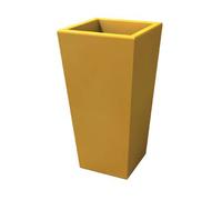 Portavaso Vaso in polietilene EGIZIO rustico 30x30xh 39 cm ideale per arredare al meglio sia un ambiente interno che esterno