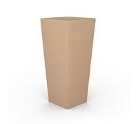 Portavaso Vaso in polietilene EGIZIO rustico Dimensioni 40x30x h 91cm ideale per arredare al meglio sia un ambiente interno che esterno Cappuccino cappuccino