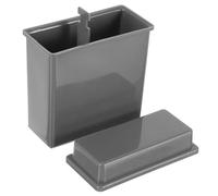 Portavetrini per Microscopio 24 Slot, Plastica, Set Laboratorio | Design Ventilato e Struttura Multistrato, Uso in Anatomia Patologica, Include Vaschetta per Colorazione