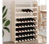 Portavini con Pannello Superiore 72,5x25x111,5 cm Massello Pino (9,9KG)