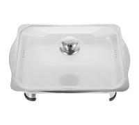 Portavivande da Buffet Vassoio per Alimenti in Acciaio Inossidabile Vassoio