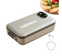 Portavivande Elettrico Termico Scaldavivande Ricaricabile USB A Prova Di | Riscaldatore per Lunch Box per Viaggio Scuola Ufficio Attività all'Aperto Autisti di Camion Addetti all